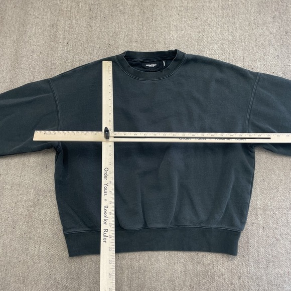 ESSENTIALS fear of god sweatshirt mens XS Black streetwear - Picture 6 of 10